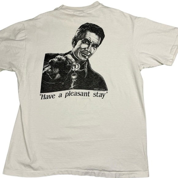 Hanes Other - Vintage 80s Bates Motel by Sparky Lebold single stitch T-shirt USA made